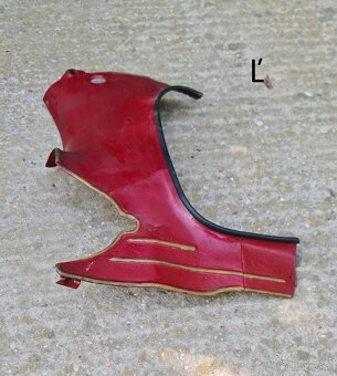 Podsedlový bočný plech ľavý a pravý - JAWA ČZ 175 / 356 - 11