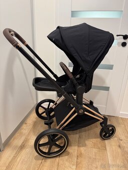 Cybex Priam 3 v 1 Sepia Black – podvozok Chrome Brown 4.0 + - 11