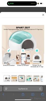 Smart toaleta pre mačky. Samočistiaci záchod CAT Toilet auto - 11