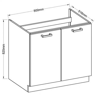 Kuchynská linka 220cm - 11
