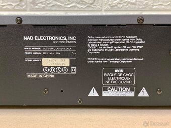 NAD 6100 Monitor Series …. Kazetový deck - 11