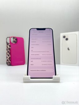 iPhone 13 WHITE 128GB TOP STAV NOVÁ BATÉRIA 100% - 11