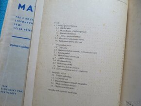 2 x učebnica matematiky pre SŠ (1966-1980) - 11