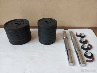 Liatinové nakladacie jednorúčky DECATHLON/CORENGTH  2x16 kg - 11