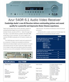 Cambridge Audio 540r 6.1 - 11