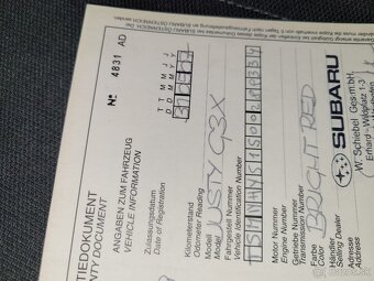 Predám Subaru Justy G3X.  4x4 - 11