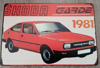 Škoda 130RS/LR, Octavia,Felicia,110R,Garde,retro tabuľky - 11