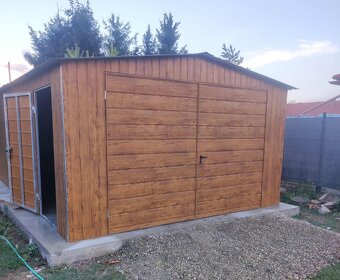 Plechová Garáž 3x5 Doprava montáž ZDARMA po SLOVENSKU - 11