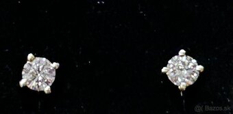 Diamantové zlaté náušnice 0,52ct - 11