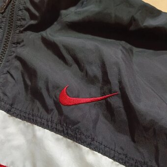 Vintage 90s NIKE retro tracksuit jacket ľahká bunda L - 11