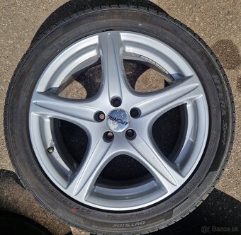 Sada zliatinových diskov RONAL, 7Jx17 ET37, 5x100 - 11