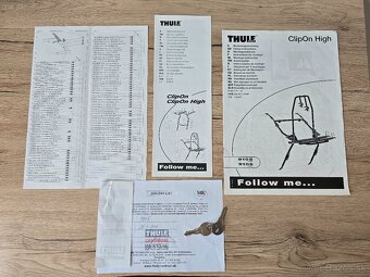 Thule ClipOn High 9105/9106 nosič pre 2 bicykle - 11