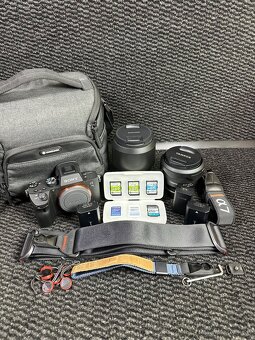 Sony A7III + Príslušenstvo(Objektívy, Kapsa, SD...) - 11