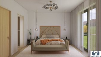 Elegantný dvojpodlažný rodinný dom s veľkým pozemkom v obci  - 11