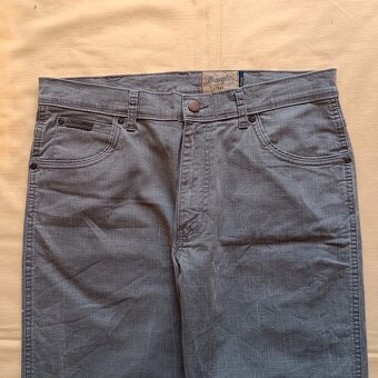 Wrangler sivé rovné džínsy široké rifle texas W34 L30 - 11