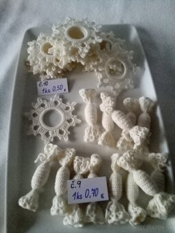 Háčkované vianočné ozdoby - 11