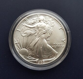 USA Silver Eagle 1986-2025 1oz investicne striebro - 11