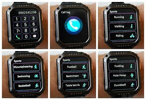 FOBASE T8 Pro športové smart hodinky bluetooth telefón IP67 - 11