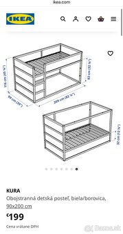 Poschodová posteľ Ikea Kura - 11