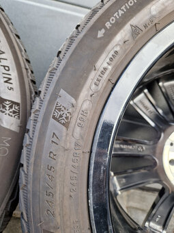 5x112 r17 kolesa mercedes c class C disky 17 alu elektrony - 11