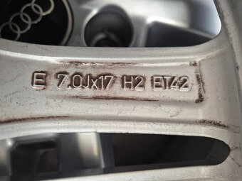 5x112 r17 ET42 x 7J elektróny AUDI, VW, ŠKODA, SEAT - 11