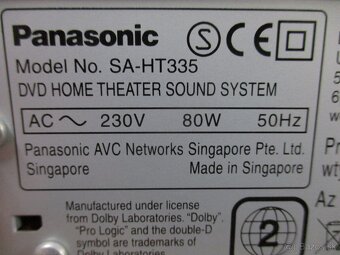 PANASONIC SA-HT335 dvd domace kino - 11