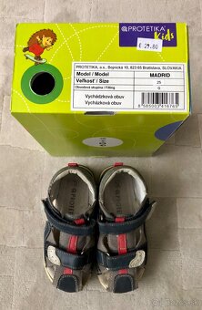 Detská obuv, sandále, veľ. 33, 32, 31, 28, 26, 25, 23, 22 - 11