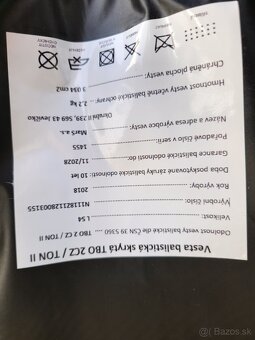 balistická nepriestreľná vesta taktická policia nosič plátov - 11