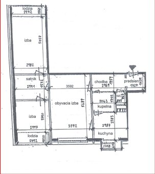 Na predaj 3-izbový byt - 11