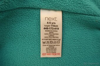 Prechodná bunda / jarná vetrovka NEXT 110 (4-5r) TOP STAV - 11