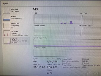 Acer Aspire TC-1660, i5-11400F/16GB/GTX1650 - 11