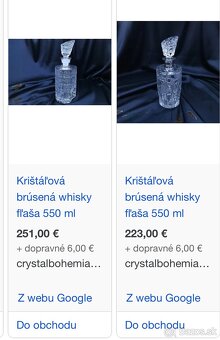 Kristalova karafa BOHEMIA Crystal NOVÁ - 11