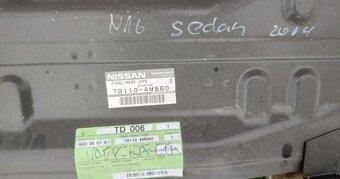 Nissan - zadne celo čelo vana zadna podlaha - novy diel - 11