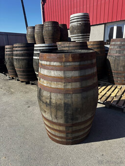 VELKÉ/MALÉ DŘEVĚNÉ DUBOVÉ SUDY NA DEŠŤOVOU VODU - 11