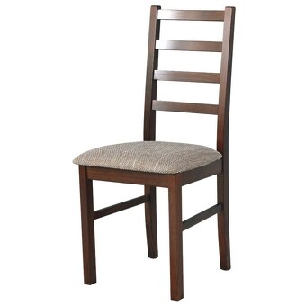 Jedálenské stoličky - orech/hnedá - 11