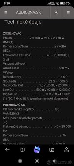 Predam hifi systém Philips mz-7 mz7 MZ 7 2x100w - 11