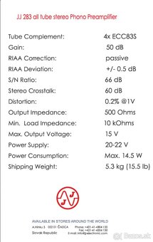 Jj electronic 283 phono - 11