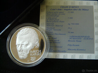 Slovenské strieborné 200 koruny proof, bk - 11