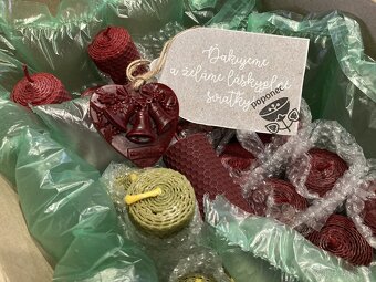 Adventné sviečky z včelieho vosku - 11