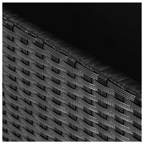 Záhradný úložný ratanový box s kolieskami 4 farby - 11