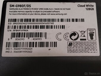 Samsung Galaxy S20 Biely - 11