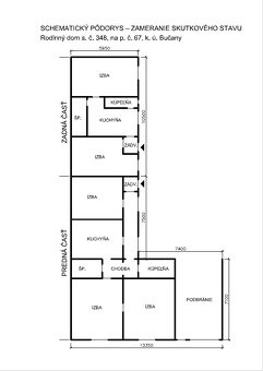 Rod. dom, Kostolná 348/37, Bučany, Okr. Trnava, podiel 1/2 - 11