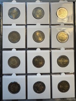 Zbierka 200 ks pamatných 2EUR mincí 2004-2015 komplet. - 11