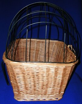 Prútený košík na bicykel - 11