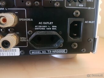 Predám receiver ONKYO INTEGRA TX NR 5000e  Je maximálne zach - 11