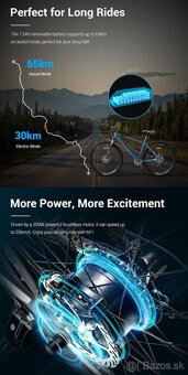 Nový horský elektrobicykel- funguje aj ako moped - 11
