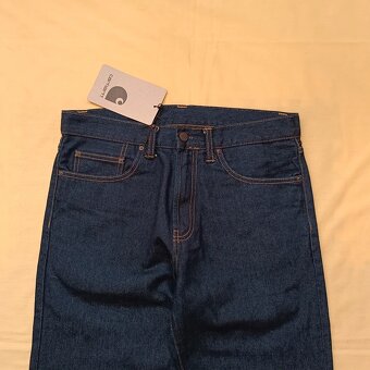 Carhartt Pontiac Pant modré džínsy rifle nohavice W33 L32 - 11