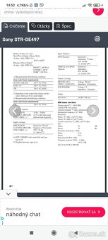 Sony 5.1  reciever STR  DE 497P - 11