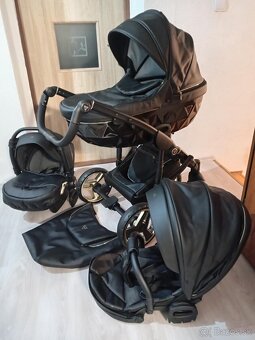 Kočík Junama S Class čierno zlatý - 11