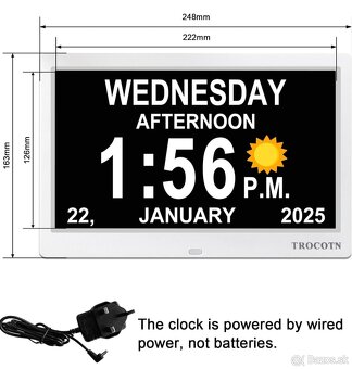 Predám praktické hodiny s budíkmi pre seniorov. - 11
